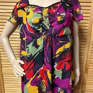 Women’s blouse top 18/20 lined floral